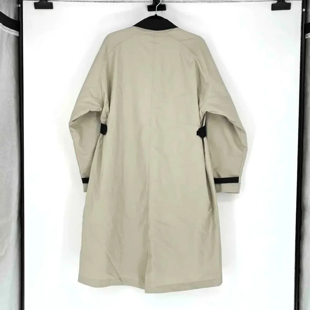 Converse Women's Tan with Black Trim 3-in-1 Adjustable Trench Coat - Size XL